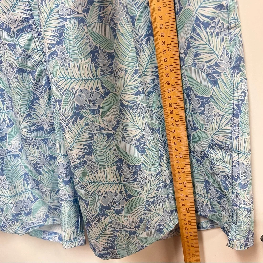 Peter Millar Shorts Seaside Grace Bay Print Swim Board Trunks Men’s Large Tall